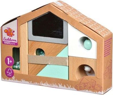 Eichhorn - Baby Pure Sensorik Soundbausteine Holzspielzeug, für Kinder ab 1 Jahr