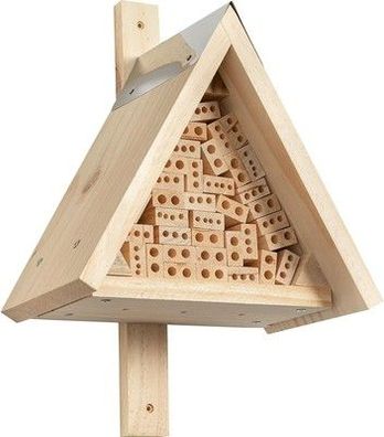 HABA 304543 - Terra Kids Insektenhotel-Bausatz, Bausatz (28,5 x 40 x 28,5 cm)