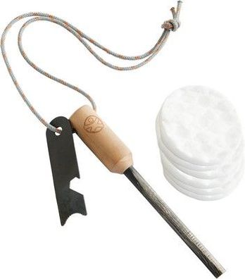 HABA 303527 Terra Kids Feuerstarter-Set, Zündstahl-Set zum Feuer machen, Outdoor