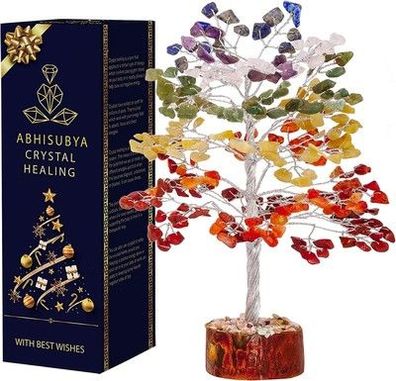 Baum des Lebens 7 Chakra Kristalle Chakra Stein – Kristall Heilstein – Feng Shui