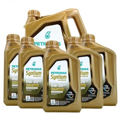 Petronas Syntium Supreme 0W-20 LLE 5 + 5 Liter