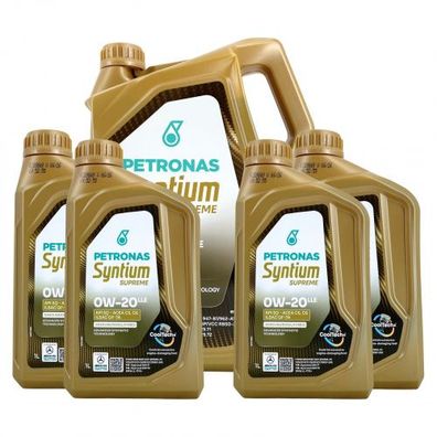 Petronas Syntium Supreme 0W-20 LLE 5 + 4 Liter