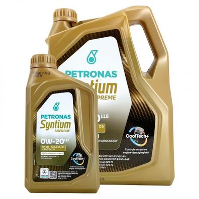 Petronas Syntium Supreme 0W-20 LLE 5 + 1 Liter