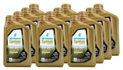Petronas Syntium Supreme 0W-20 LLE 12x1 Liter