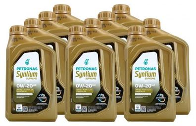 Petronas Syntium Supreme 0W-20 LLE 10x1 Liter