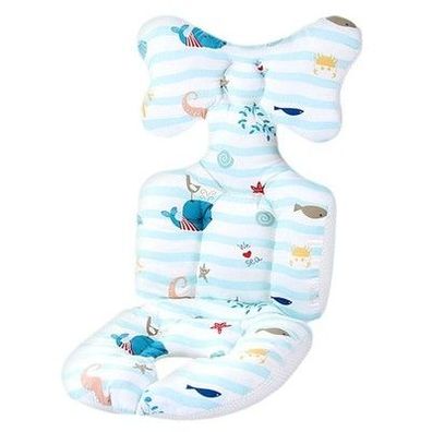 Jiahuade Universal Kinderwagen, Baby Sitzauflage Kinderwagen Sitz (Delphin)