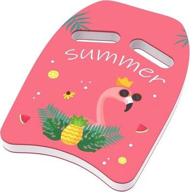 HeySplash Schwimmbrett Kinder Schwimmhilfe Schwimmen Kickboard (Flamingo)