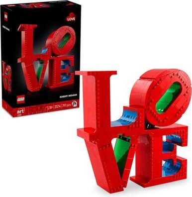 LEGO Art Love, Bauset für Erwachsene, Wohn-Deko, Valentins-Geschenk (31214)