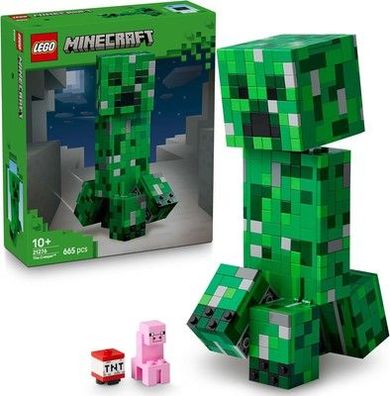 LEGO Minecraft Der Creeper Spielzeug Bewegliche Action Figur + TNT-Block (21276)