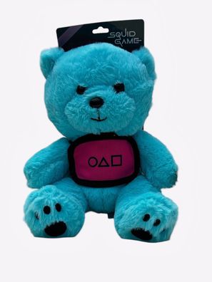 Squid Game Teddy Bär Plüschfigur Plüsch Figur Kuscheltier Stofffigur 25 cm NEU