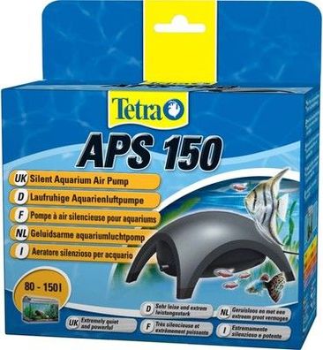 Tetra APS 150 Aquarium Luftpumpe - leise Membran-Pumpe für Aquarien von 80-150L