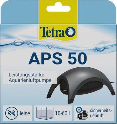 Tetra APS 50 Aquarium Luftpumpe - leise Membranpumpe für Aquarien von 10-60 L