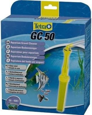 Tetra GC 50 Aquarien-Bodenreiniger mit Schlauch, Schnellstartventil 50 – 400 L