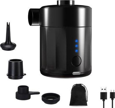 Mojimdo Tragbare Elektrische Luftpumpe, 5000 Pa Pumpe Akku, 450L/Min, Kompakt