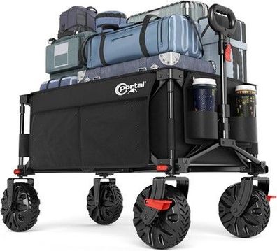 Portal Bollerwagen faltbar größe Reifen Klappwagen Handwagen klappbar bis 100kg