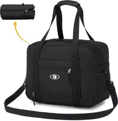 BAGZY Handgepäck 40x30x20 Wizz Air Faltbare Reisetasche 25L für Herren & Damen
