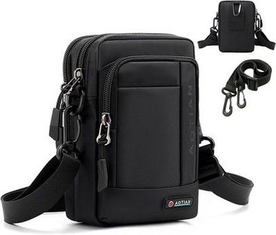 BAGZY Umhängetasche Herren Kleine Handytasche für Herren Gürteltasche Herren
