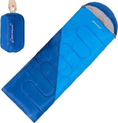 Clostnature Schlafsack Outdoor Erwachsene, Leicht Schlafsäcke für Camping (Blau)