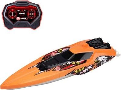 Dickie Toys RC Boot Sea Hawk ferngesteuertes Boot ab 6 Jahre (33cm, max. 4 km/h)