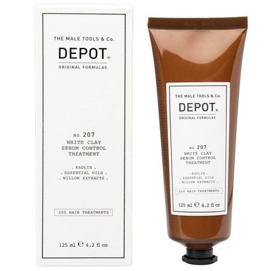 DEPOT No.207 White Clay Sebum Control Treatment, 125 ml