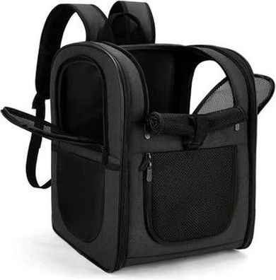 Apollo walker Hunde-Rucksack und Katzen-Rucksack für 2-15KG, Tasche in schwarz