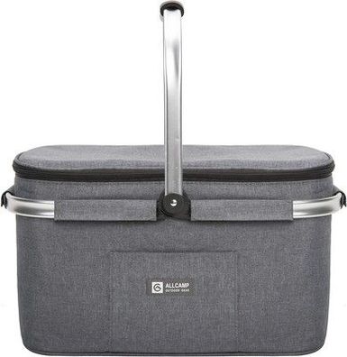 Allcamp 32L großer Isolierkorb Kühltasche Picknickkorb Isoliertasche Kühlkorb
