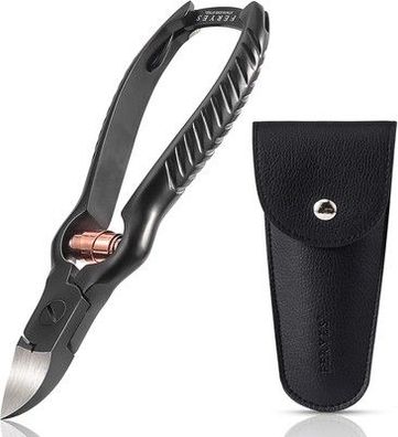 FERYES Nagelzange für starke Fußnägel Präzisions Fußnagelschere 14 cm für Nägel