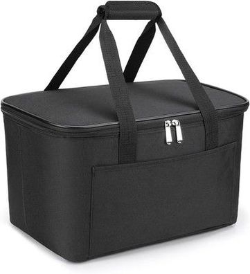 Pynhoklm 25L Kühltasche Einkaufskorb Faltbar Picknicktasche Gross Isoliert