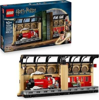 LEGO Harry Potter Buchstütze: Hogwarts Express - Set mit Spielzeug Zug, 76450