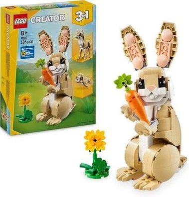 LEGO Creator 3-in-1 Häschen - Modell umbaubar in eine Lama Figur Spielzeug 31162