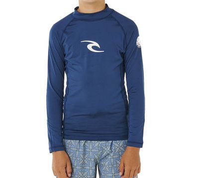 RIP CURL Kids Longsleeve Waves Upf light navy - Größe: 16 (165)