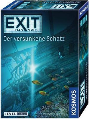 KOSMOS 694050 EXIT, Das Spiel - Der versunkene Schatz, Level: Einsteiger, Kinder