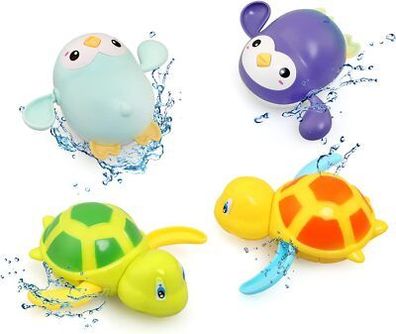 BelleStyle Baby Badespielzeug, 4 Stück Wasserspielzeug Kinder, Badewanne Bad
