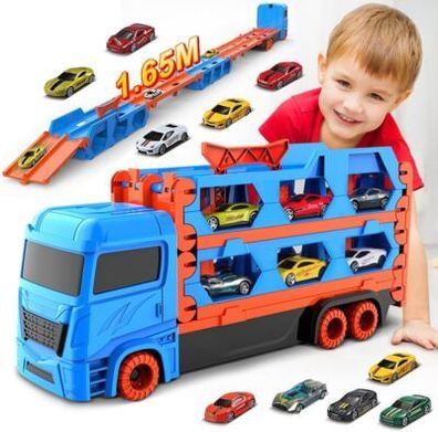 VATOS Transport Truck Spielzeugautos für Jungen im Alter ab 3 Jahren, Kinder
