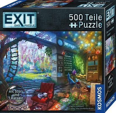 KOSMOS 683979 EXIT® – Das Puzzle: Das verborgene Atelier 500 Teile Puzzle Kinder