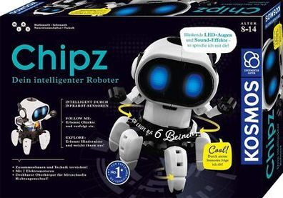 KOSMOS 621001 Chipz - Dein intelligenter Roboter, für Kinder ab 8-14 Jahre