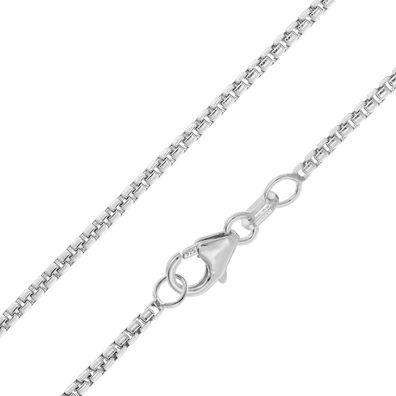 trendor Schmuck Silber-Halskette 925 Silber Runde Venezianer Kette 1,5 mm 28809
