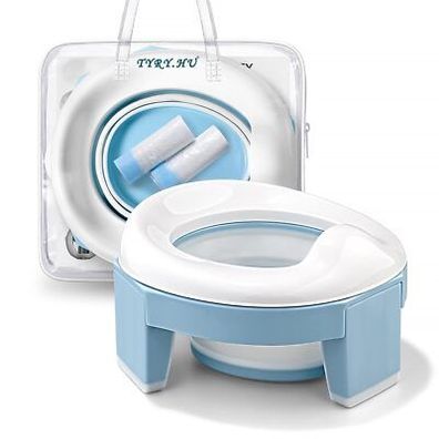 Toilettensitz Kinder, Töpfchen Training Sitze, Reise-Töpfchen 3-IN-1 Unterwegs