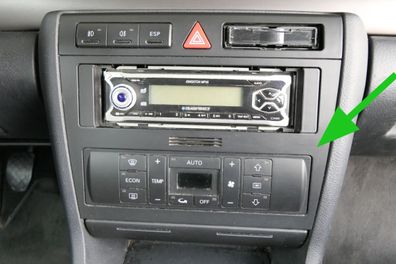 Audi A4 B5 Mittelkonsole Verkleidung um Radio Blende Armaturenbrett