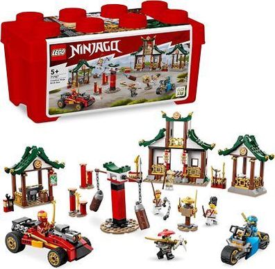 LEGO 71787 Ninjago Kreative Ninja Steinebox Spielzeug Aufbewahrungskiste, Kinder