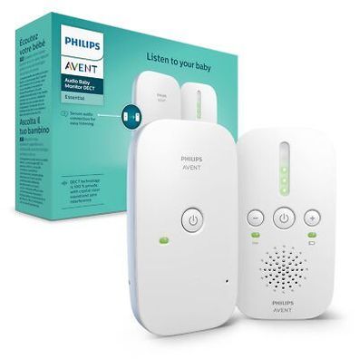 Philips Avent Audio Babyphone - DECT-Technologie, Babyfone, Eco-Mode, Babys
