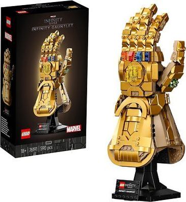 LEGO Marvel Super Heroes Infinity Handschuh, Avengers-Set für Erwachsene, Deko