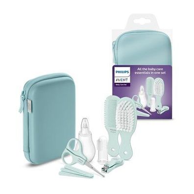 Philips Avent Babypflege-Set – Starter-Set mit 9 Zubehör-Teilen Nagelknipser etc