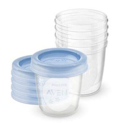 Philips AVENT SCF619/05 Aufbewahrungsbecher für Muttermilch, Becher inkl. Deckel