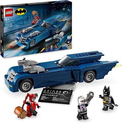 LEGO DC Batman im Batmobil vs. Harley Quinn & Mr. Freeze, Spielzeug für Kinder