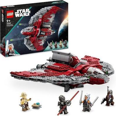 LEGO Star Wars Ahsoka Tanos T-6 Jedi Shuttle Set, baubares Raumschiff-Spielzeug