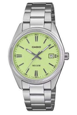 Casio Unisex Damen- und Herrenuhr Quarz Limone UTP-1302PD-3A2VEF