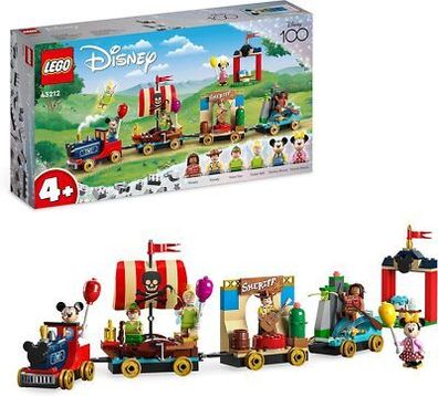 LEGO 43212 Disney: Disney Geburtstagszug Set mit Moana, Woody, Peter Pan, Kinder