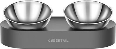 PETKIT Cybertail Katzen Erhöhte Schüssel Edelstahl, Napf Hund Katzen Fressnapf