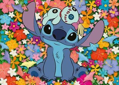 Ravensburger 12001264 Disney Stich 1000 Teile Puzzle (70L x 50B cm) für Kinder